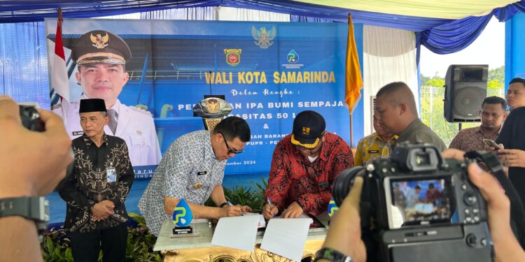 Wali Kota Samarinda Resmikan Instalasi Pengolahan Air Bumi Sempaja untuk Atasi Krisis Air