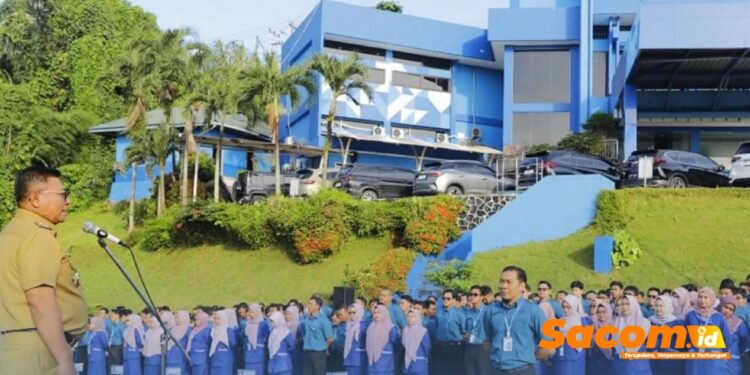 Wakil Wali Kota Pimpin Apel Pagi di Perumdam Tirta Kencana: Pelayanan Harus Maksimal!