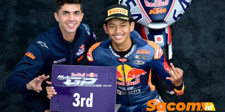Veda Ega Pratama Bersinar di Rookies Cup, Peluang Tembus MotoGP Makin Dekat!