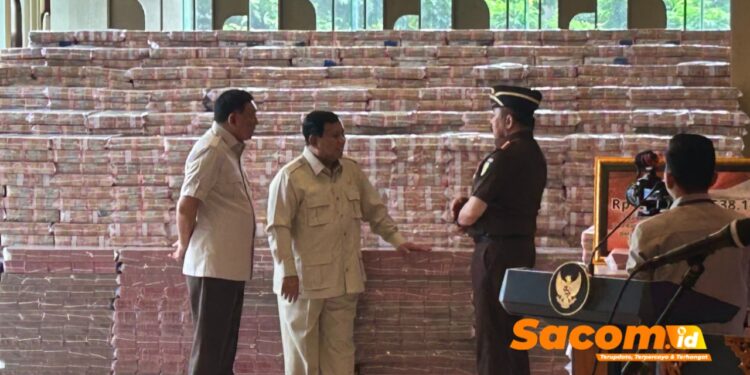 Rp 13 Triliun Uang Sitaan Kasus Korupsi CPO Dipamerkan, Prabowo Saksikan Langsung di Kejagung